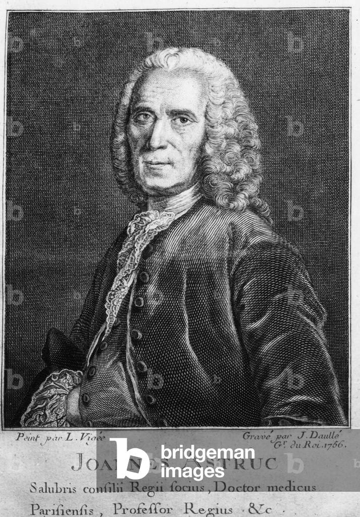 Portrait of Jean Astec Doctor of Medicine of the Faculty of Montpellier - Faculty of Medicine of Toulouse