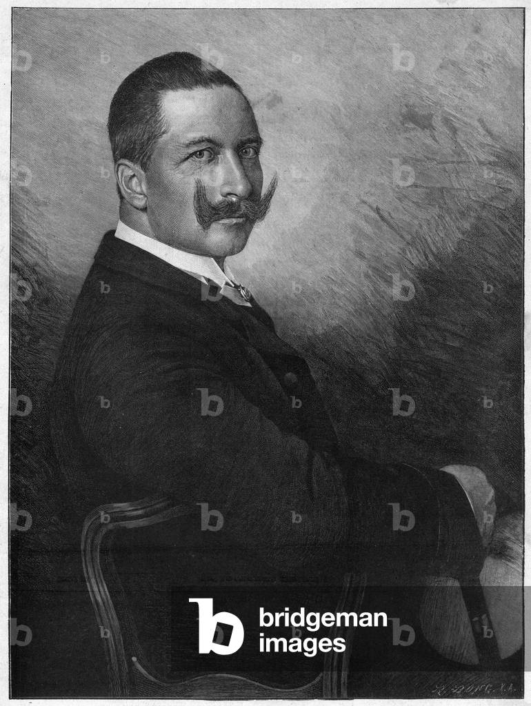 Portrait of Emperor William II (1859-1941) (Kaiser Wilhelm II German emperor and King of Prussia) 1899