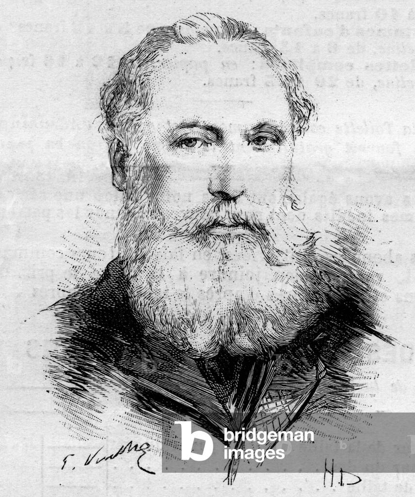 Portrait of the painter Edouard de Beaumont (1821-1888).