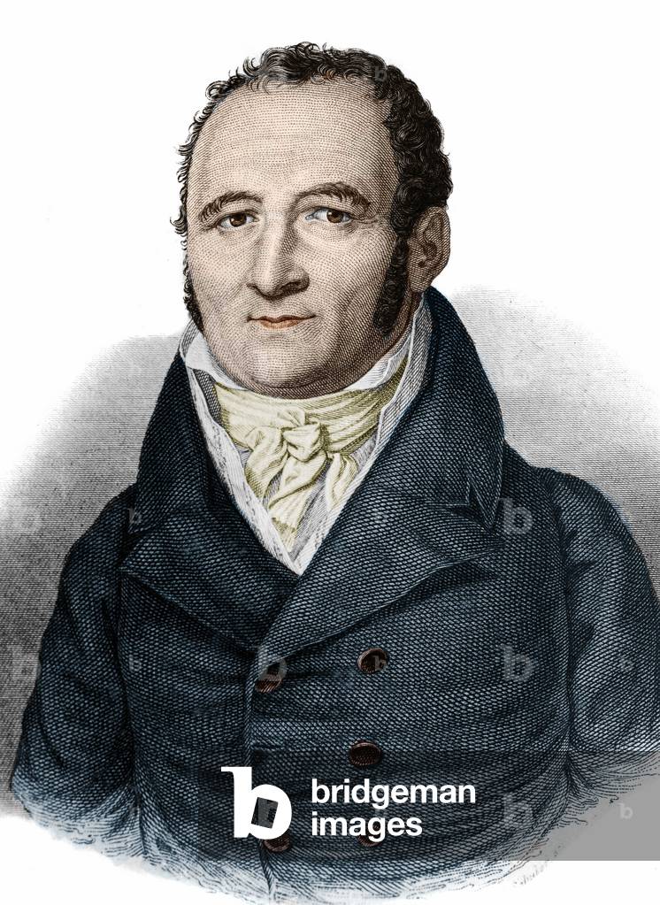 Portrait of Johann Peter Hebel (1760-1826) German writer.