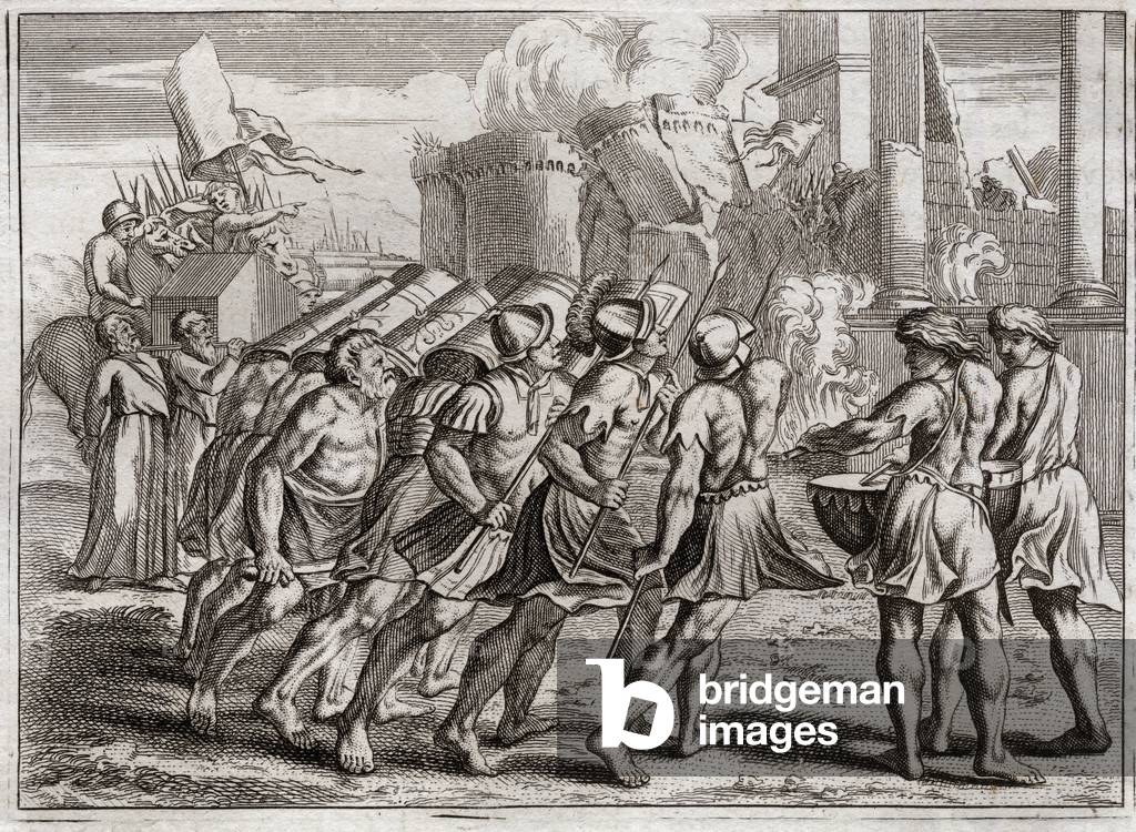 Illustration for the Royaumont Bible, 1811 (engraving)