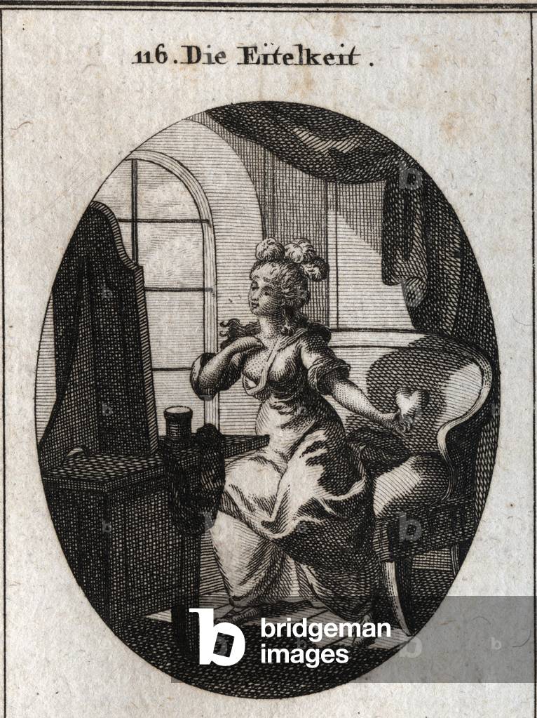 Illustration for Iconology or ideas from the sphere of passions and allegories, Vienna 1801 (engraving)