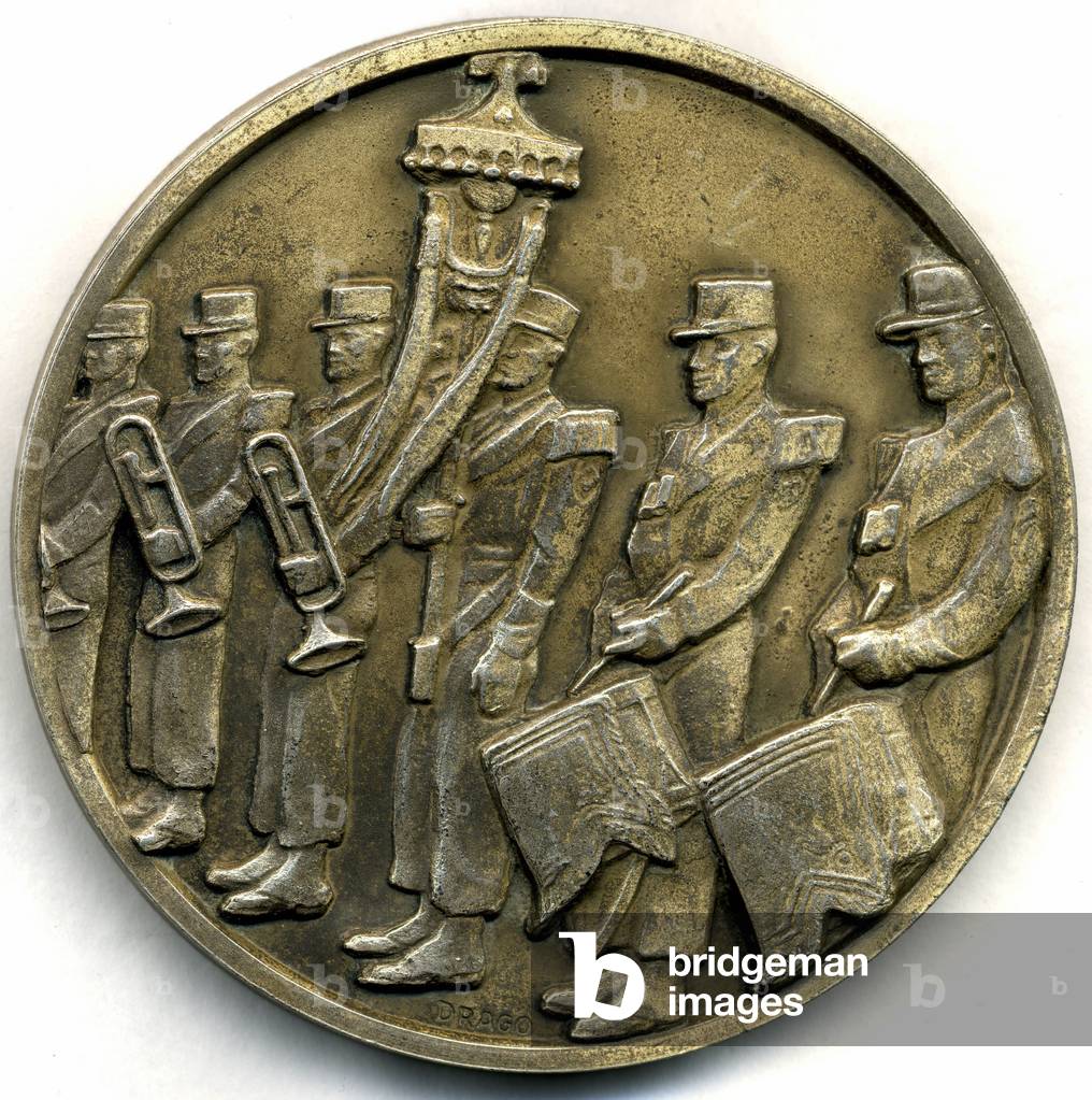 Table Medal: Legion Foreign, Plate le Boudin. Diameter 80 mm.