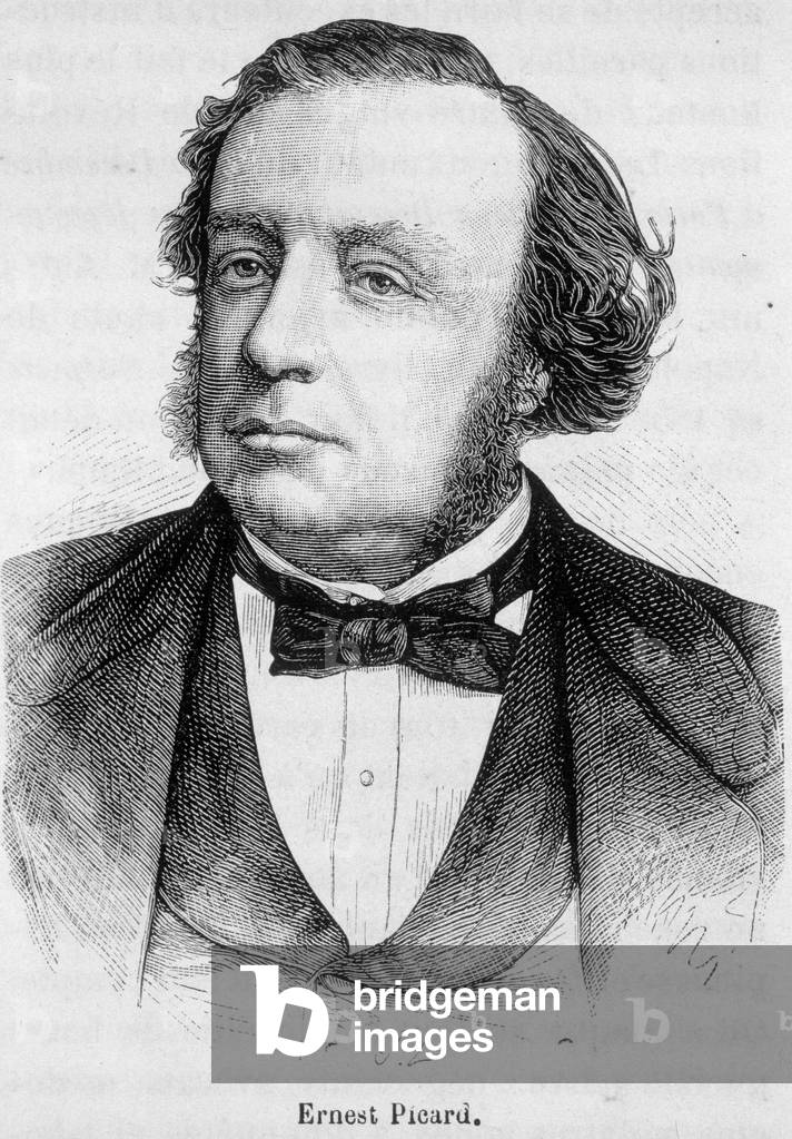 Portrait of Ernest Picard, French politician (1821 -1877)