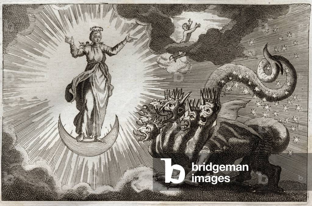 Illustration for the Royaumont Bible, 1811 (engraving)