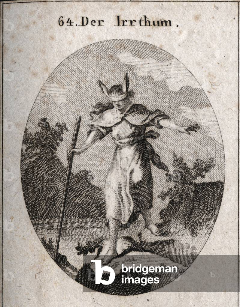 Illustration for Iconology or ideas from the sphere of passions and allegories, Vienna 1801 (engraving)