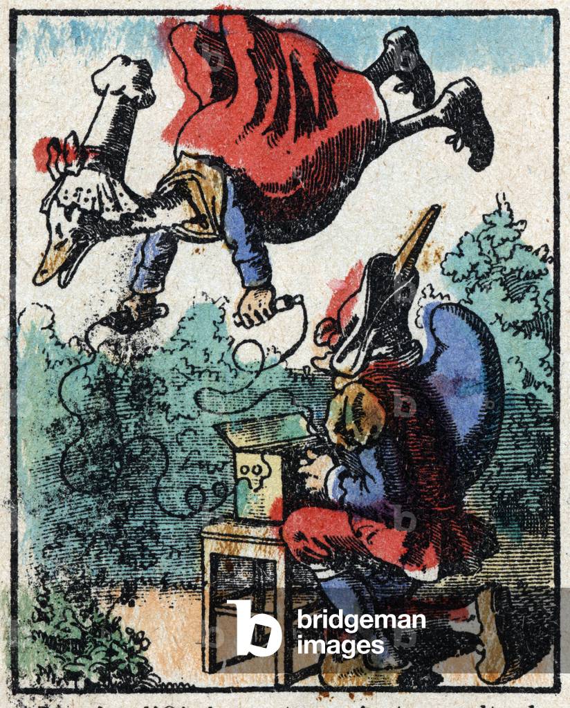 Histoire du docteur Pulcinella (Polichinelle). fin 19e siecle (print)