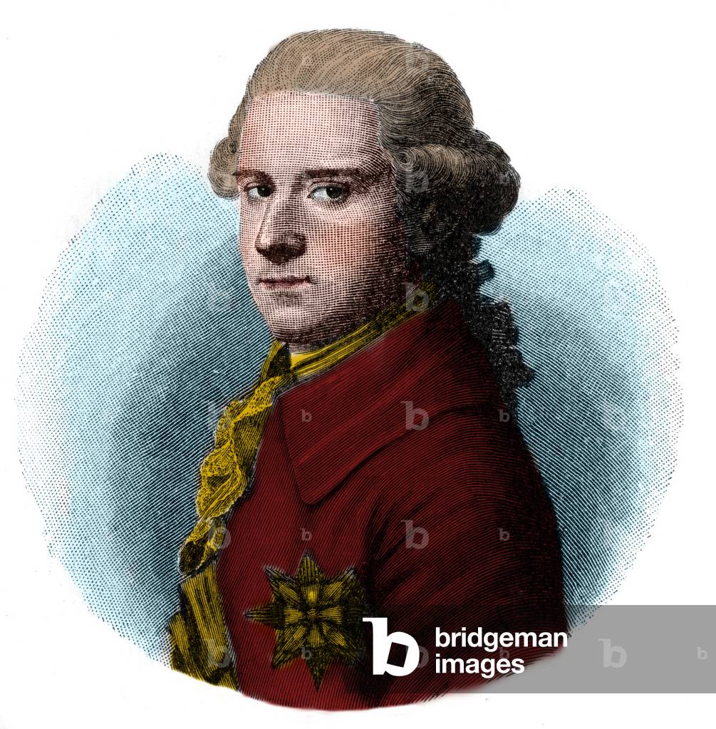 Portrait of Herzog Karl (Carl) August von Sachsen Weimar Eisenach (Charles Augustus of Saxony-Weimar-Eisenach, 1757-1828), Duke then Grand Duke of Saxony Weimar Eisenach