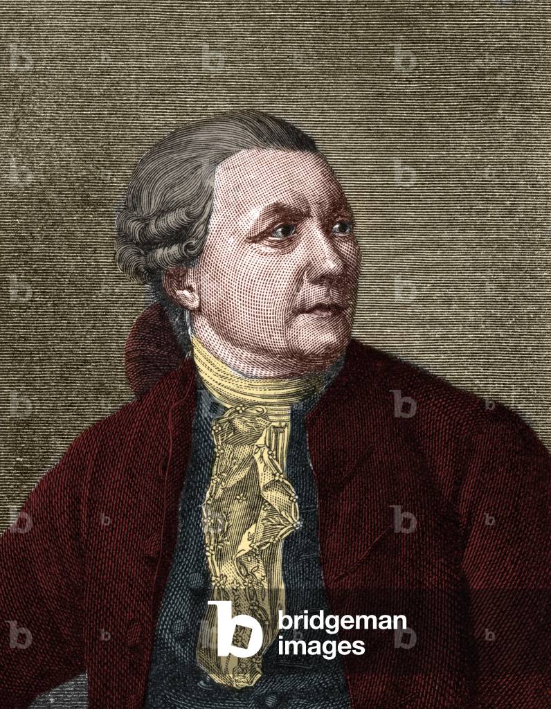 Portrait of Friedrich Gottlieb KLOPSTOCK (1724-1803) German poet.