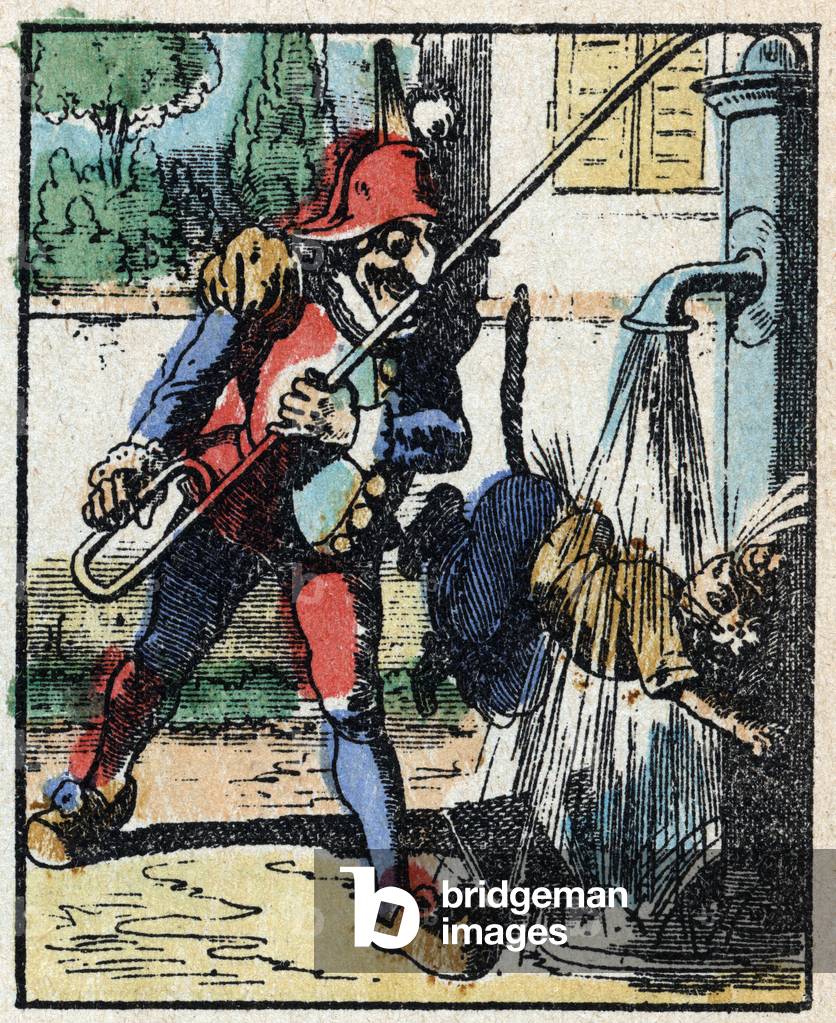 Histoire du docteur Pulcinella (Polichinelle). fin 19e siecle (print)