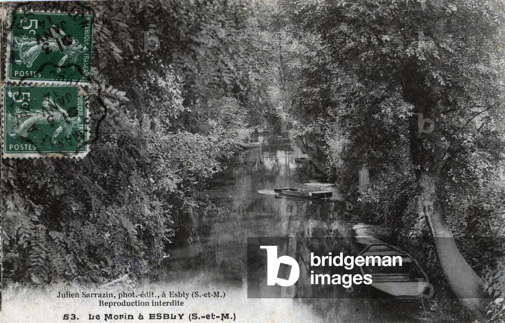 Le Morin a Esbly, Seine and Marne - 1910s, postcard. France, 20th century.