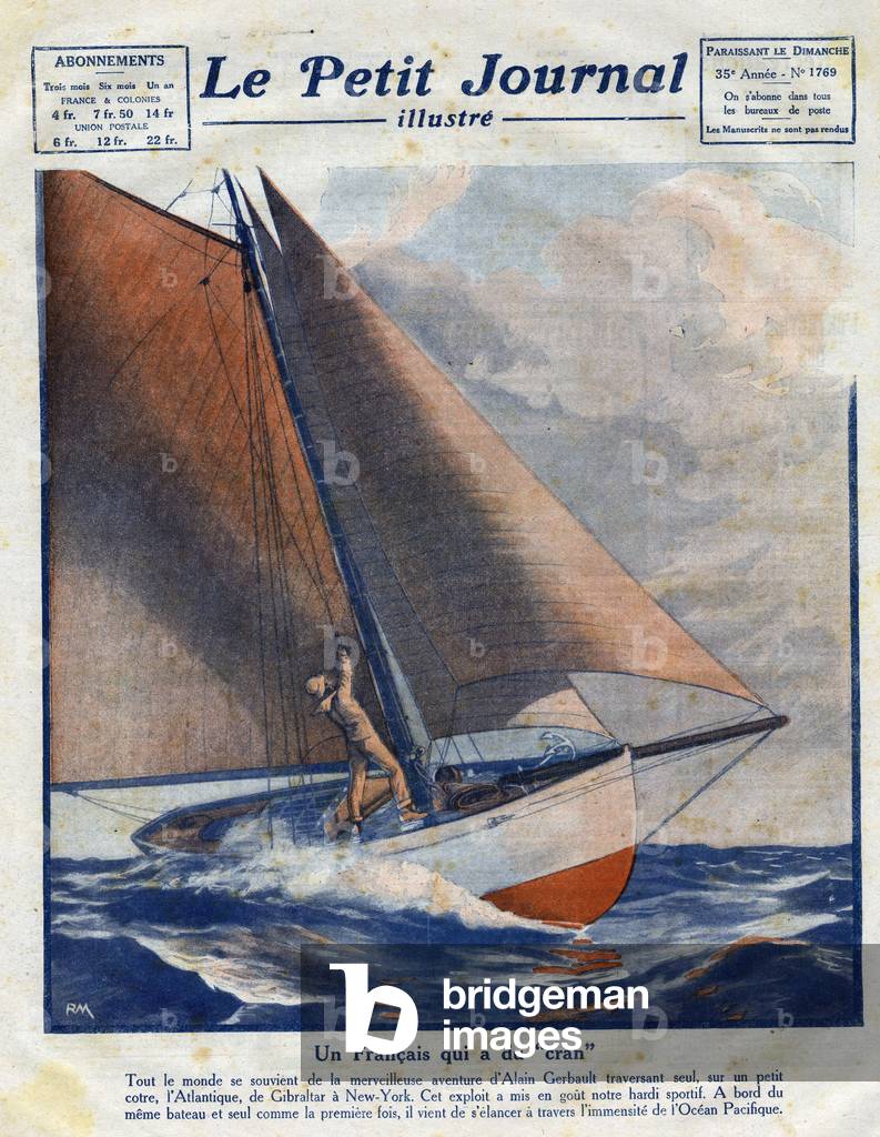 Ein Franzose mit Mumm: Alain Gerbault reist allein an Bord eines Kutters durch den Pazifischen Ozean, 1924 (Dr