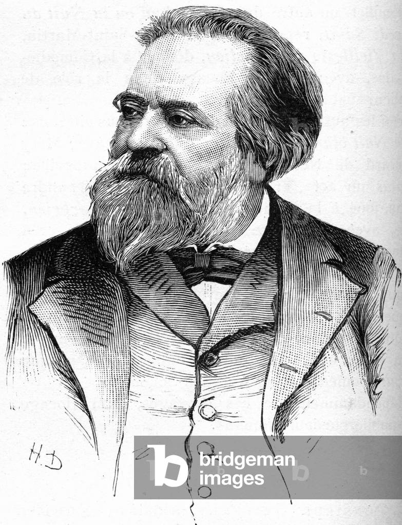 Portrait of the Writer Paul Bocage (1822-1887)