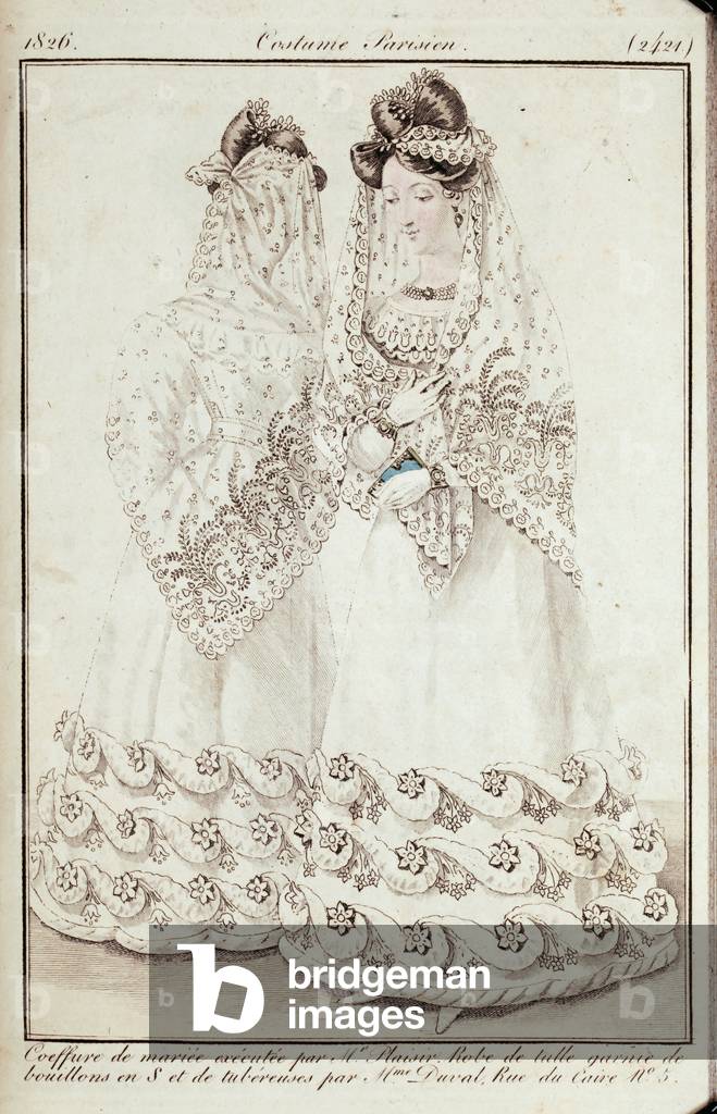 Fashion, France, 19th century - Women's Fashion - Ladies and Fashion Journal, Parisian Costumes, 1826 -