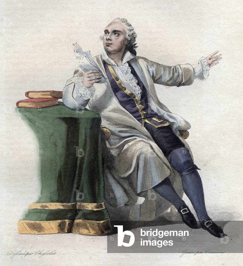 "Ritratto di Lekain (1729-1778)", 1836 di French School
