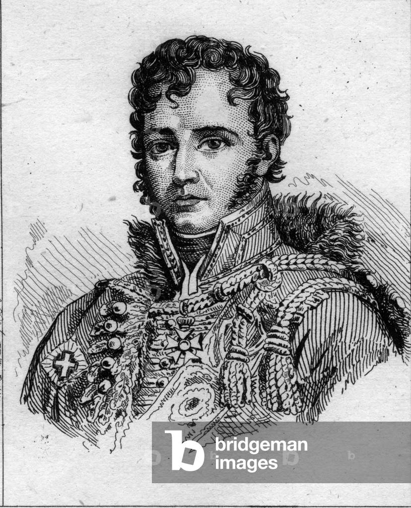 Portrait of Francois Antoine Charles Lallemand, (1774 -1839) French military.