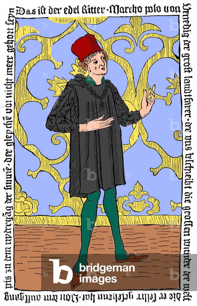 Marco Polo, 1477 (woodcut)