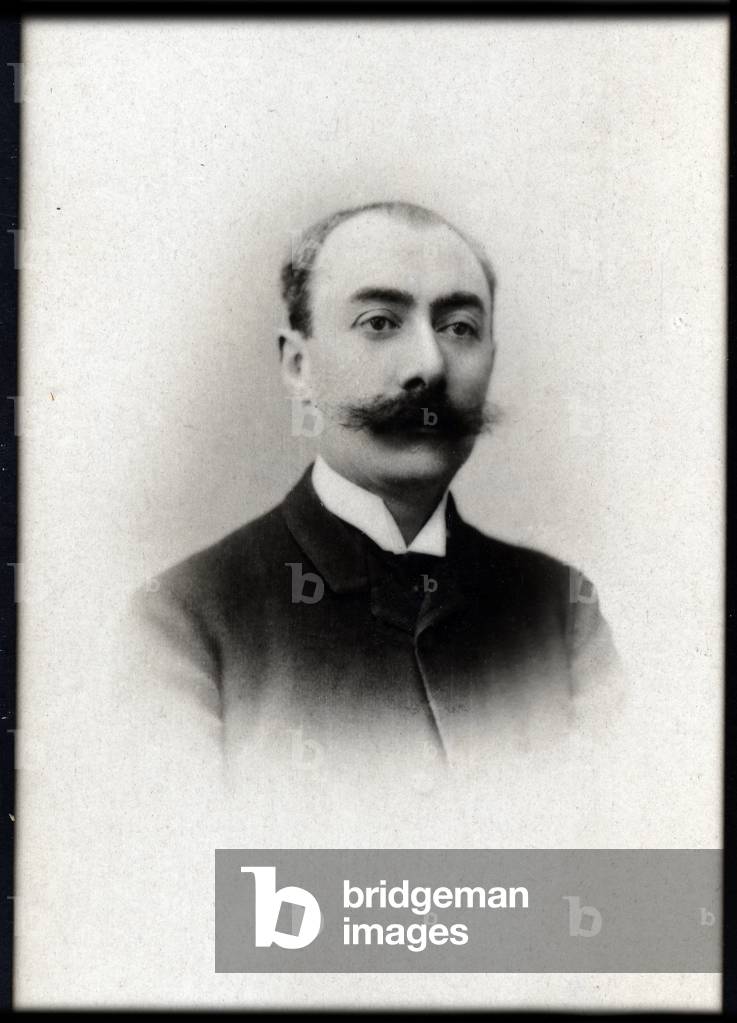 Portrait of Andre Messager (1853-1919), French composer. 