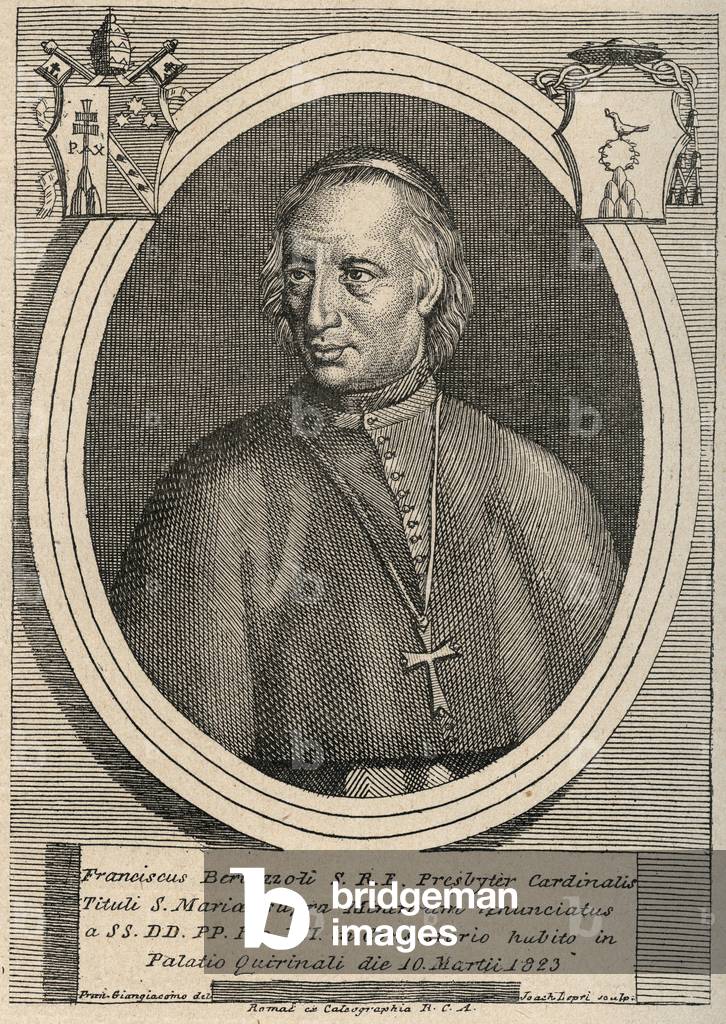 Portrait of Cardinal Francesco (Francois Franciscus) Bertazzoli (1754-1830)
