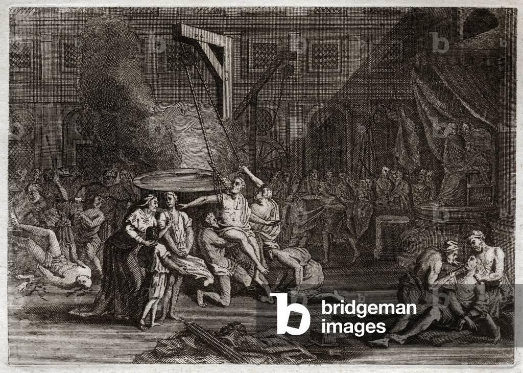 Immagine di Incisione "Illustrazione per la Bibbia Royaumont" 1811 di Unknown Artist, b/w