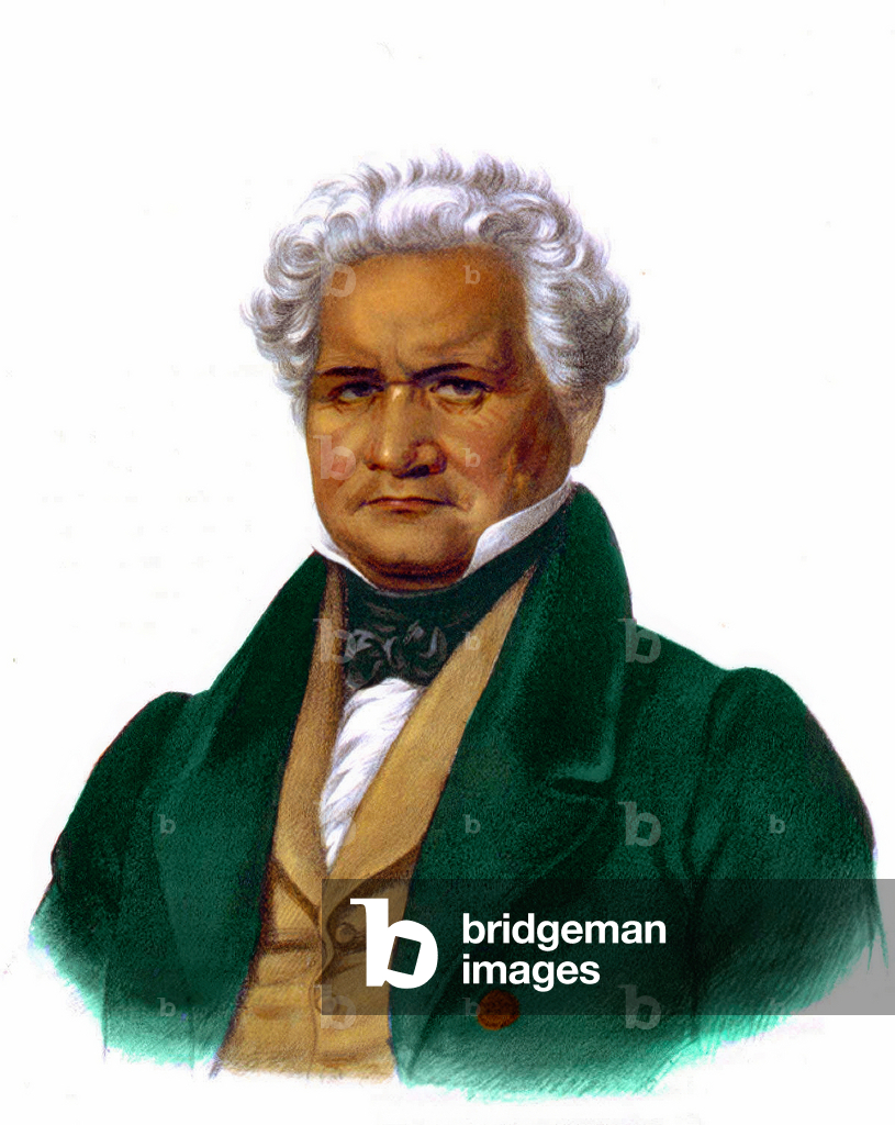 Portrait of John Ridge, engraving 1838.