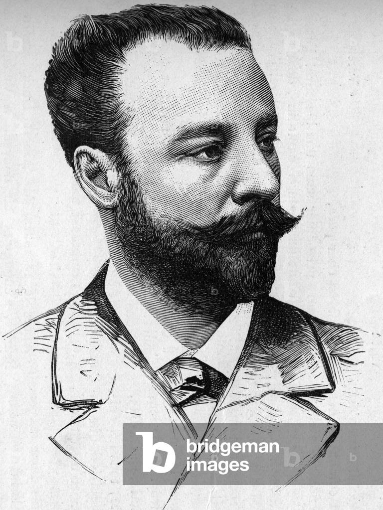 Portrait of the writer Albert Duruy, died in 1887.