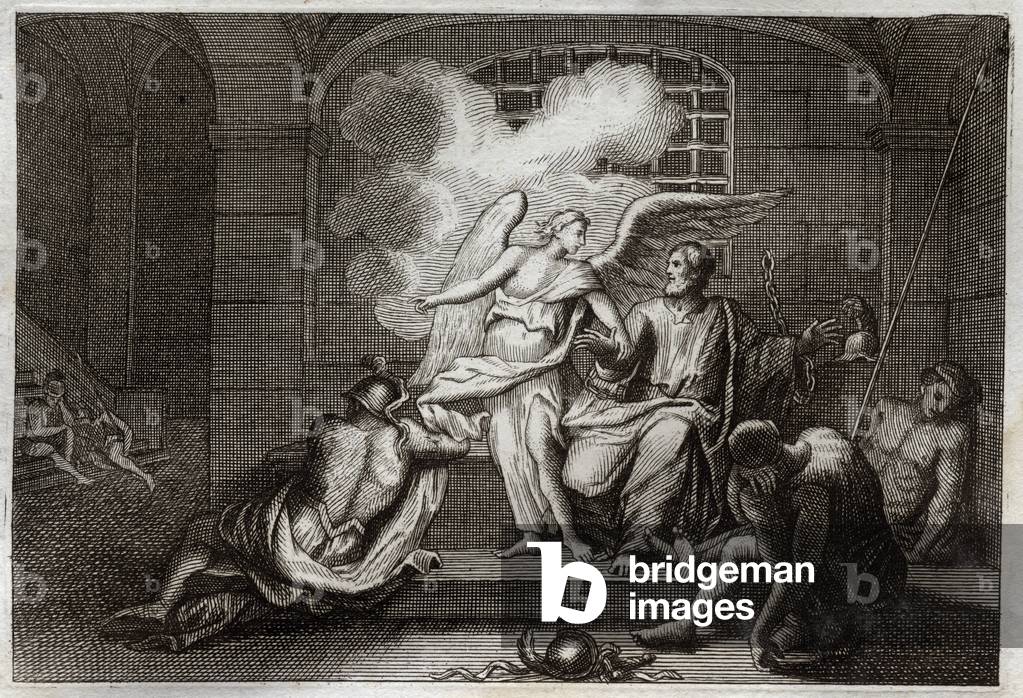 Illustration for the Royaumont Bible, 1811 (engraving)