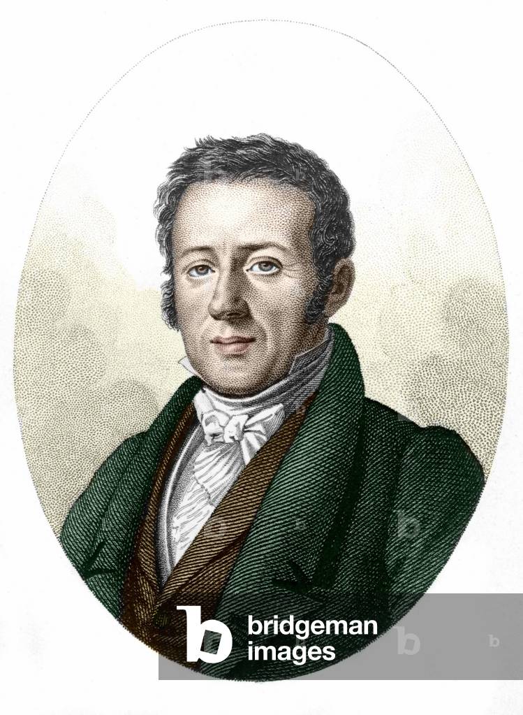 Ritratto di René Primrose Lesson (1794-1849), naturalista e biologo.