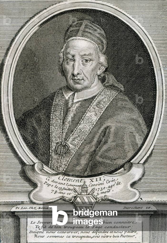 Portrait of Pope Clement XII, 244th Pope.
