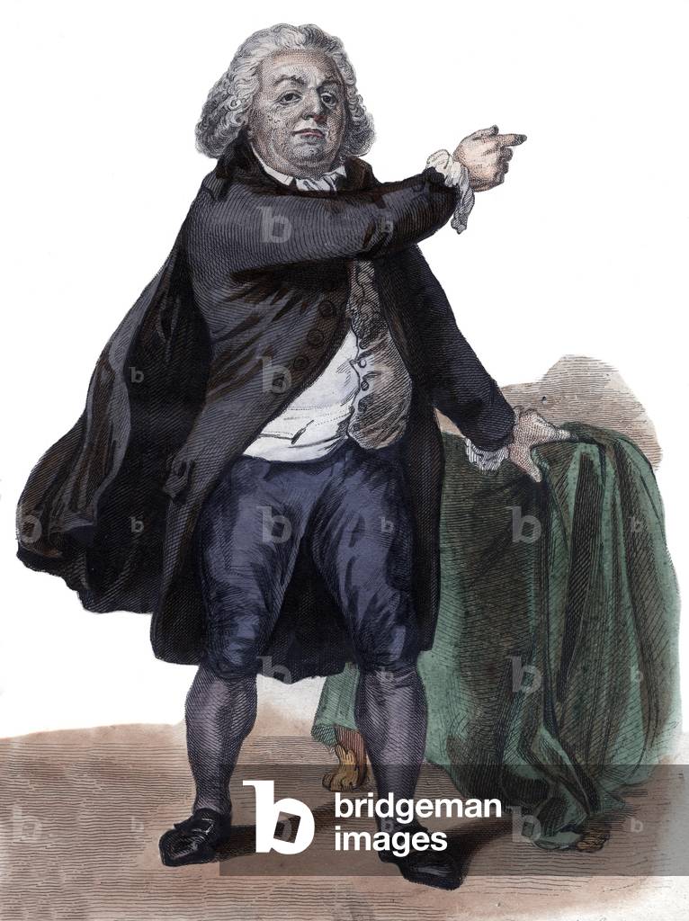Portrait of Honore Gabriel Riqueti, comte de Mirabeau (1749-1791), French politician and revolutionary.