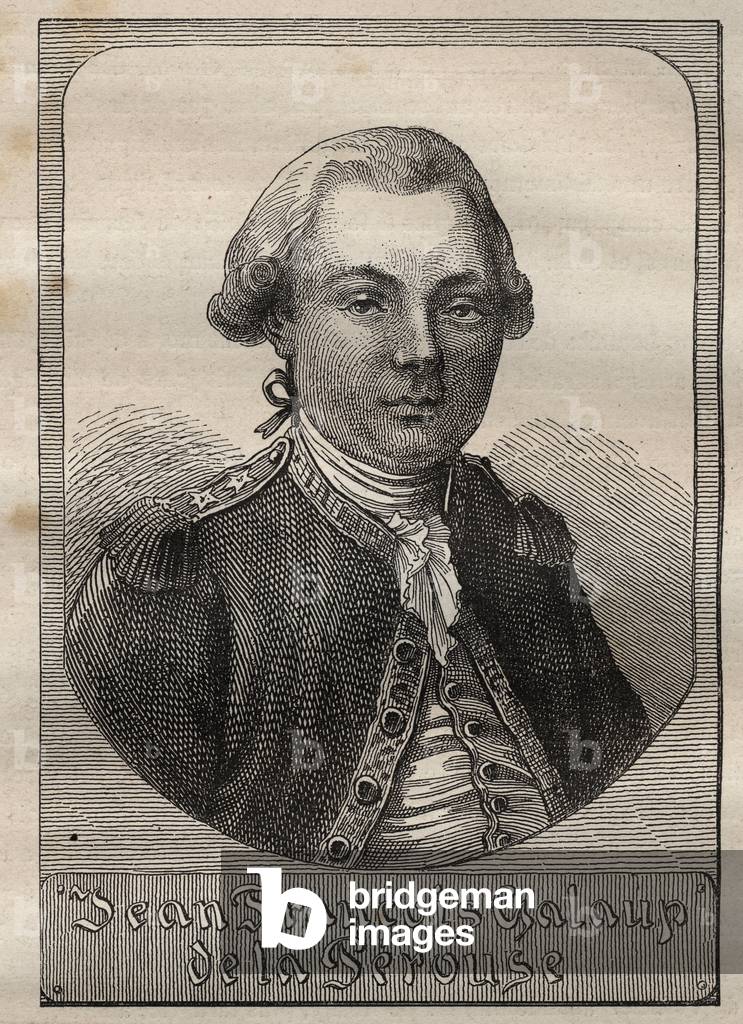 Portrait of Jean Francois de Galaup, Count of La Perouse (1741-1788) - illustration taken from “The Great Mari