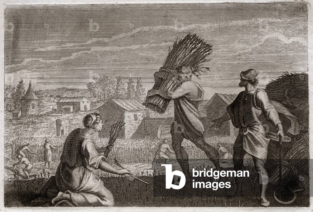 Illustration for the Royaumont Bible, 1811 (engraving)