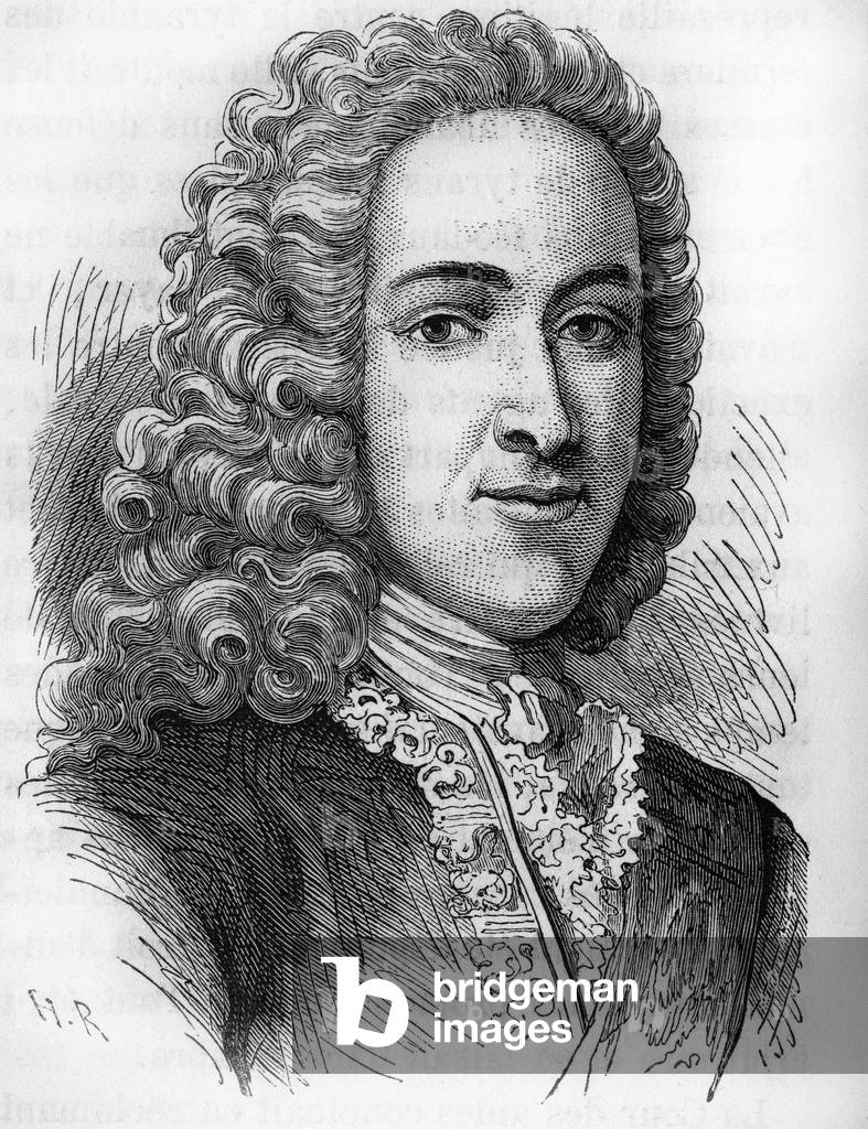 portrait of Jean Frédéric Phelypeaux, Count of Maurepas (1701-1781), French statesman.