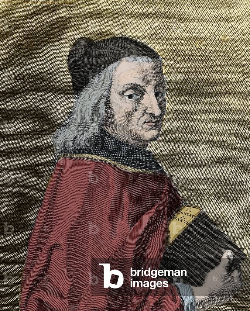 Portrait of Cristoforo Landino (1424-1498), Italian humanist