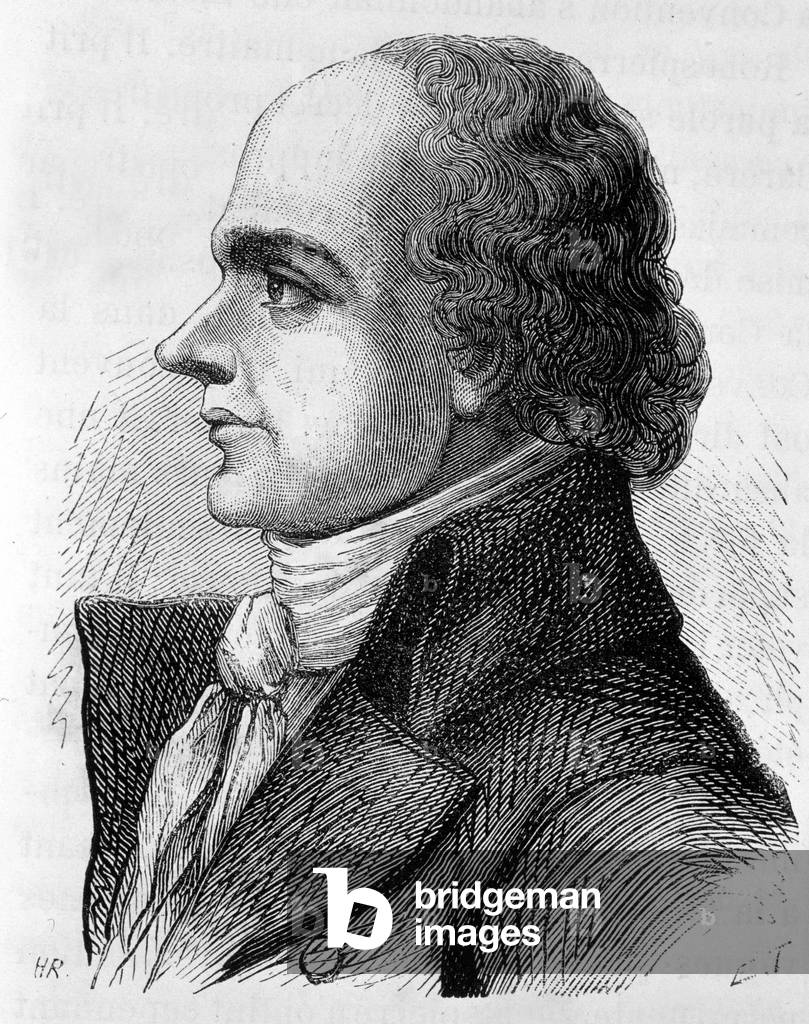 Portrait of Count Jean Denis de Lanjuinais (1753 - 1827), French politician - in “The History of France” by Henri Martin, 19th century.
