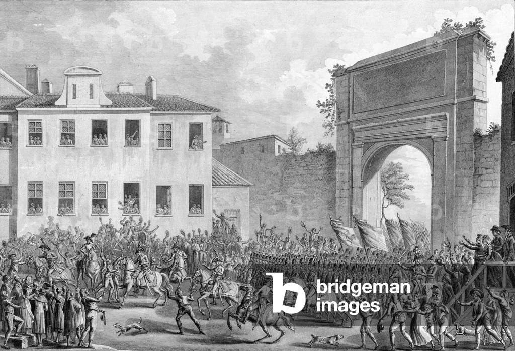 The Entry of the French into Milan, 25 Floreal An IV (14th May 1796) - Italian Campaign (1796-1797) - French troops entered Milan 14 May 1796