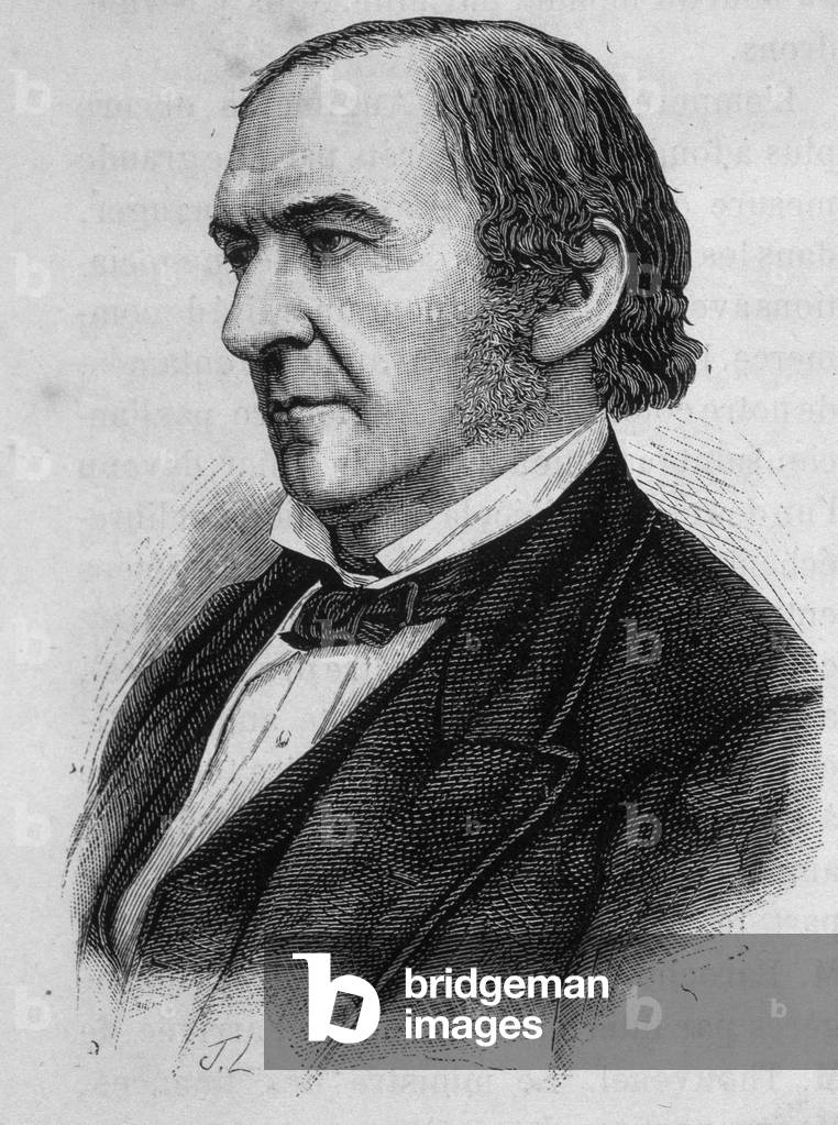 Portrait of William Ewart Gladstone. British politician (1809 to 1898).