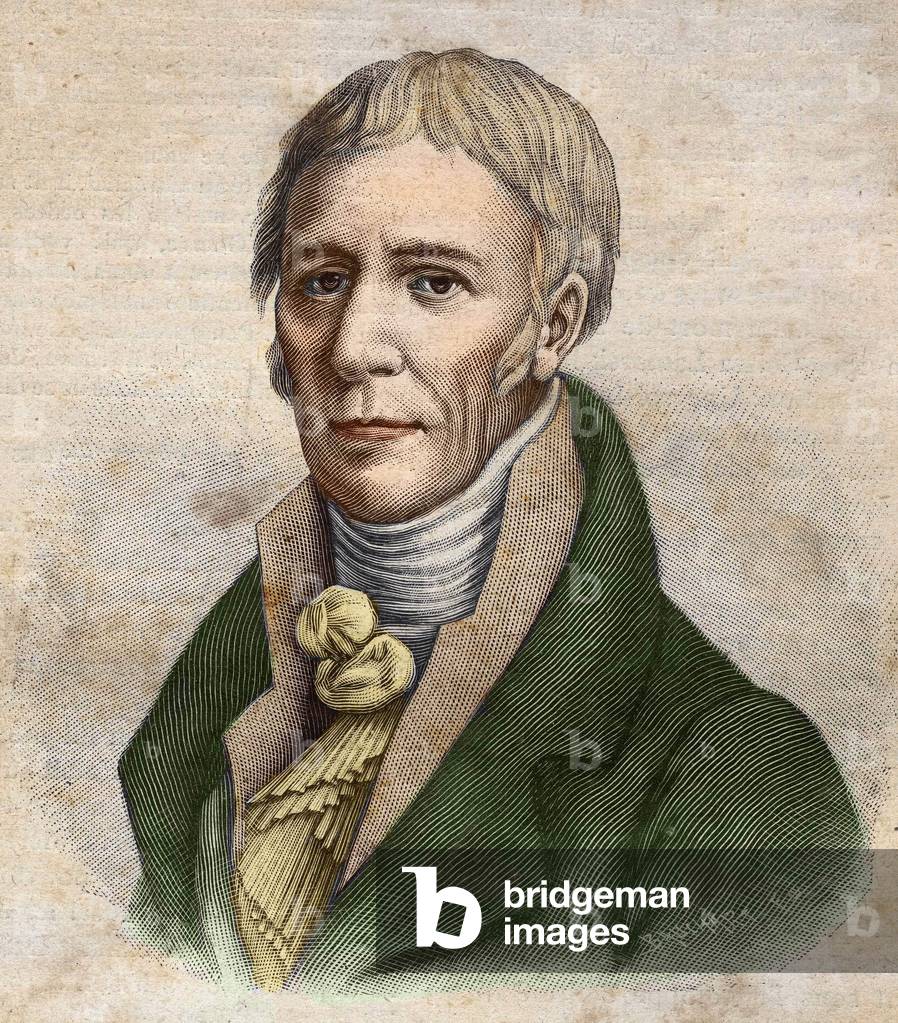 Portrait of John the Baptist (Jean-Baptiste) Lamarck (1744-1829).
