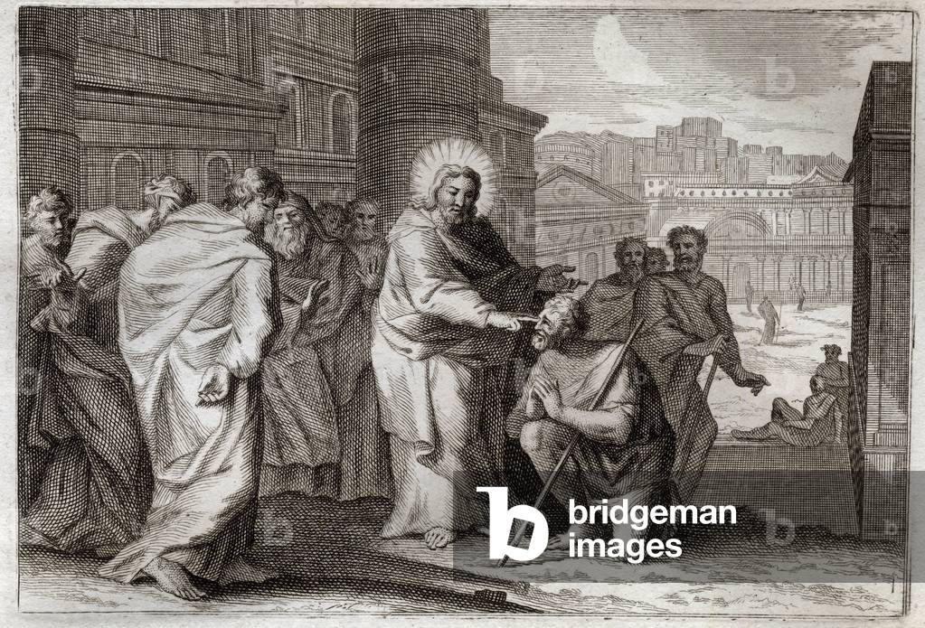 Illustration for the Royaumont Bible, 1811 (engraving)