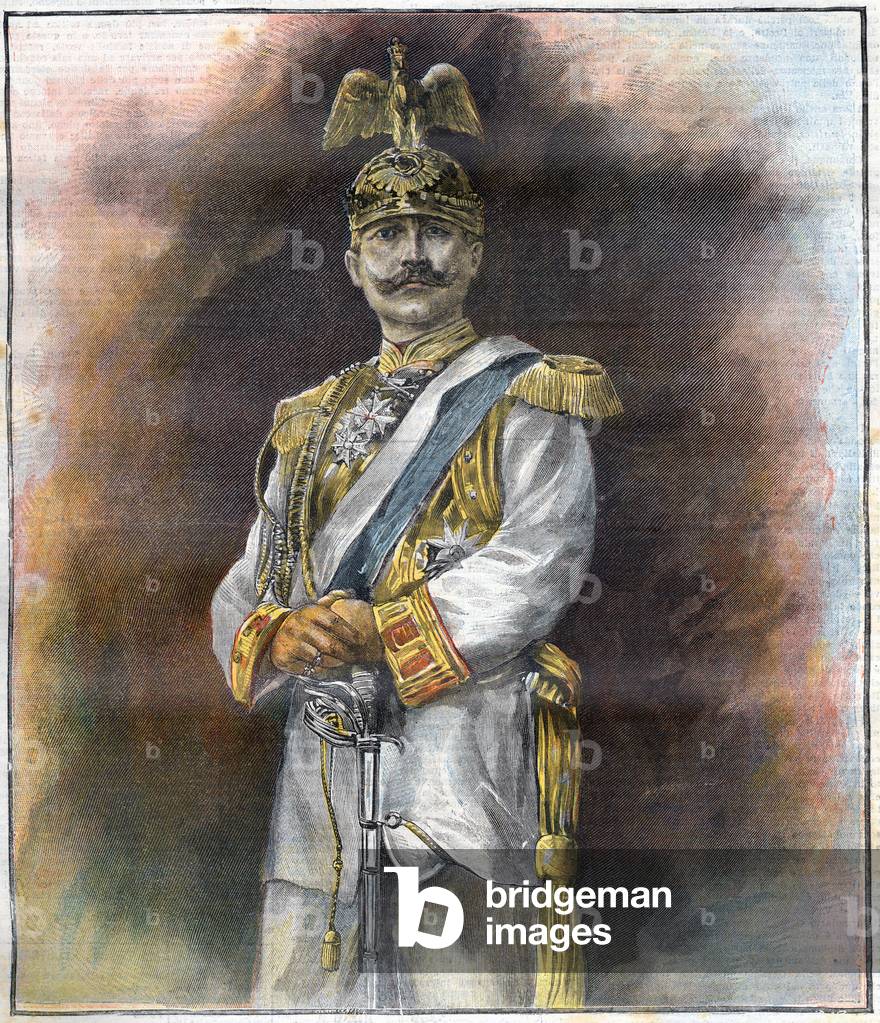 Portrait of William II (1859 - 1941).