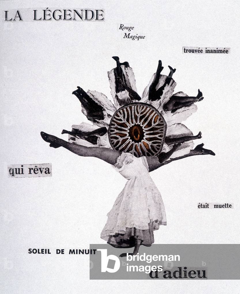 Georges Hugnet, collage from “La Seventh Face du Dé”, 1935.