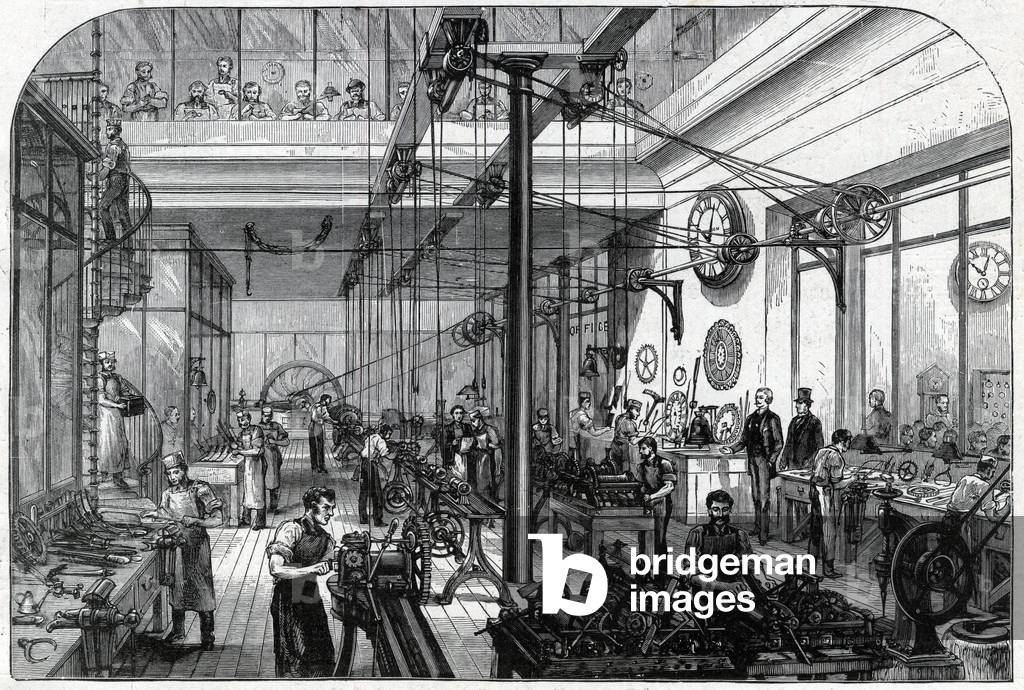 Advert for Benson's Special Strength English Complicated Watches, 1898 (engraving)