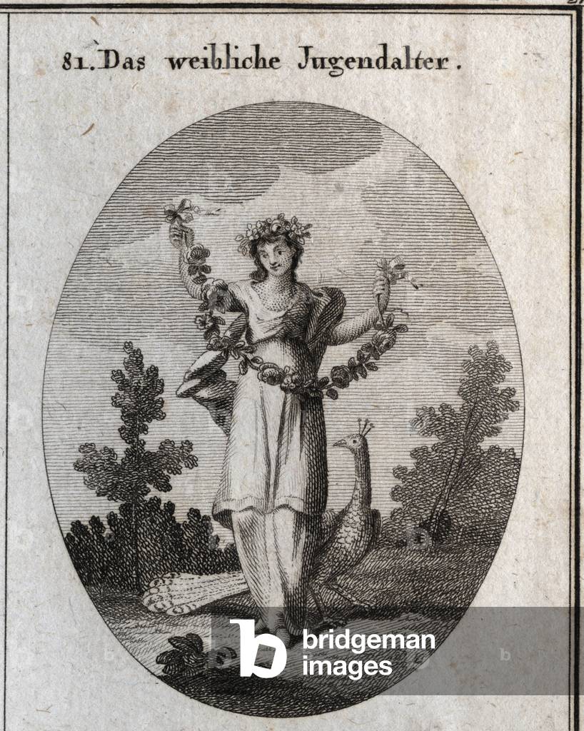 Illustration for Iconology or ideas from the sphere of passions and allegories, Vienna 1801 (engraving)