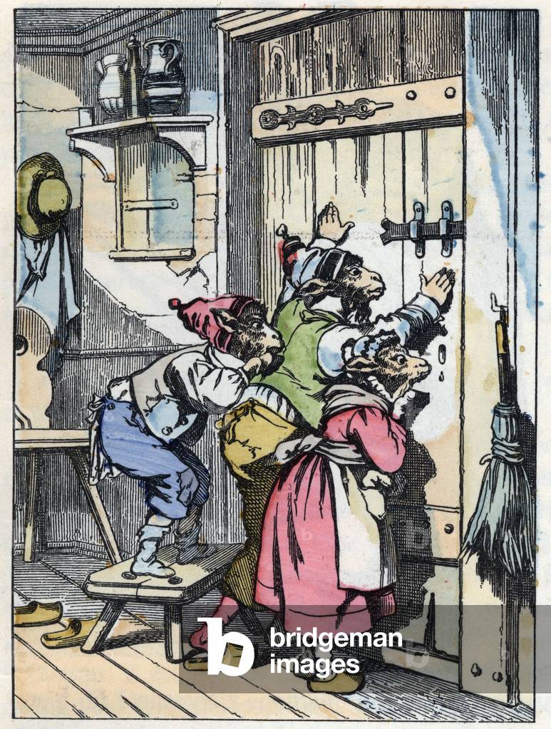 "Biquets hören zu" 1801 von Unknown Artist