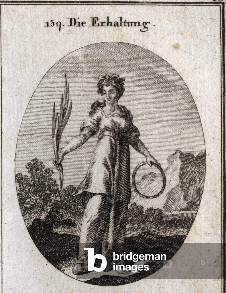 Illustration for Iconology or ideas from the sphere of passions and allegories, Vienna 1801 (engraving)