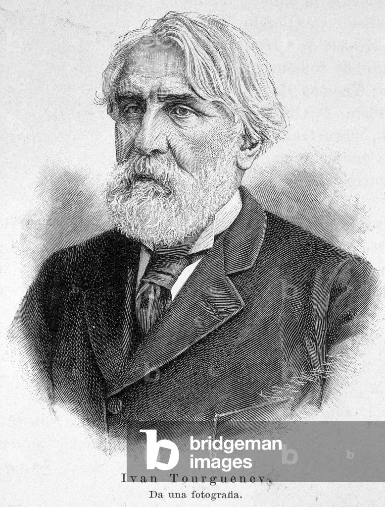 Portrait of Ivan Turgeniev (1818 - 1883), 19th century