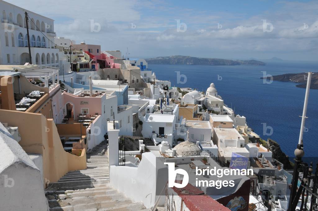Santorini (Santorini); Thira (Fira); Cyclades Islands. 2011.