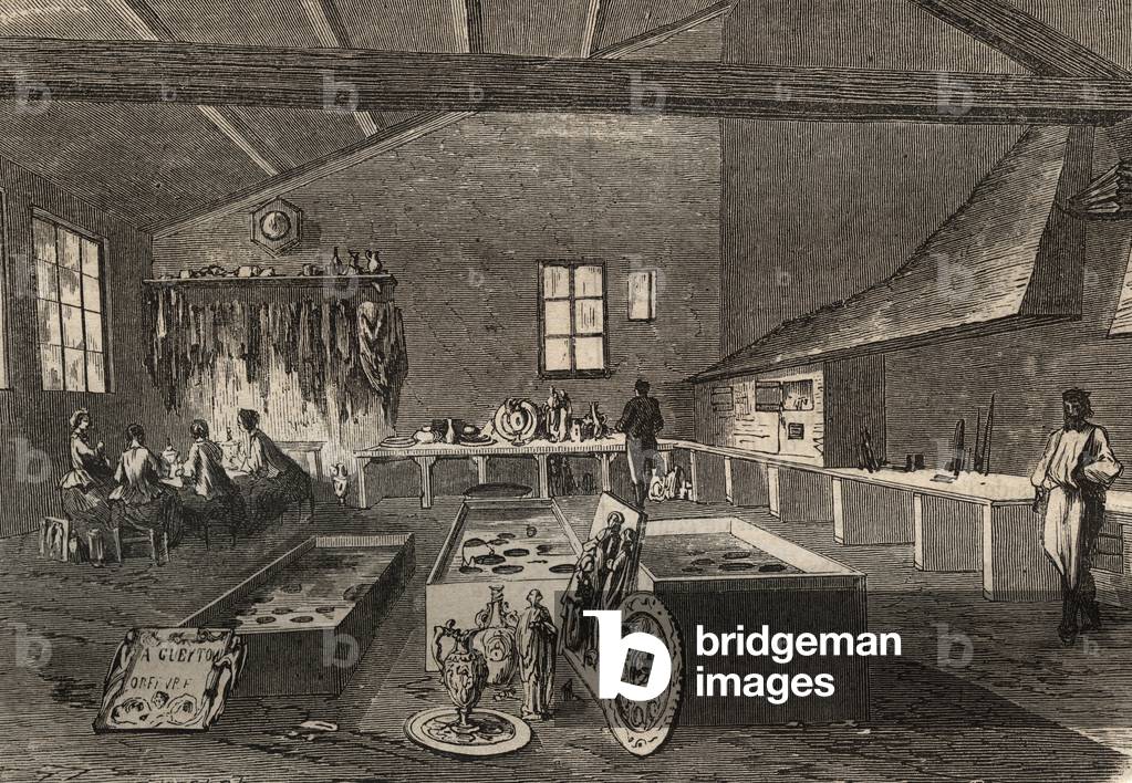 View of Mr. Gueyton's electroplating workshops.