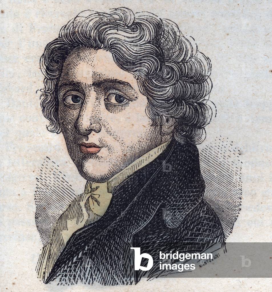 Portrait of Andrea Appiani - engraving -