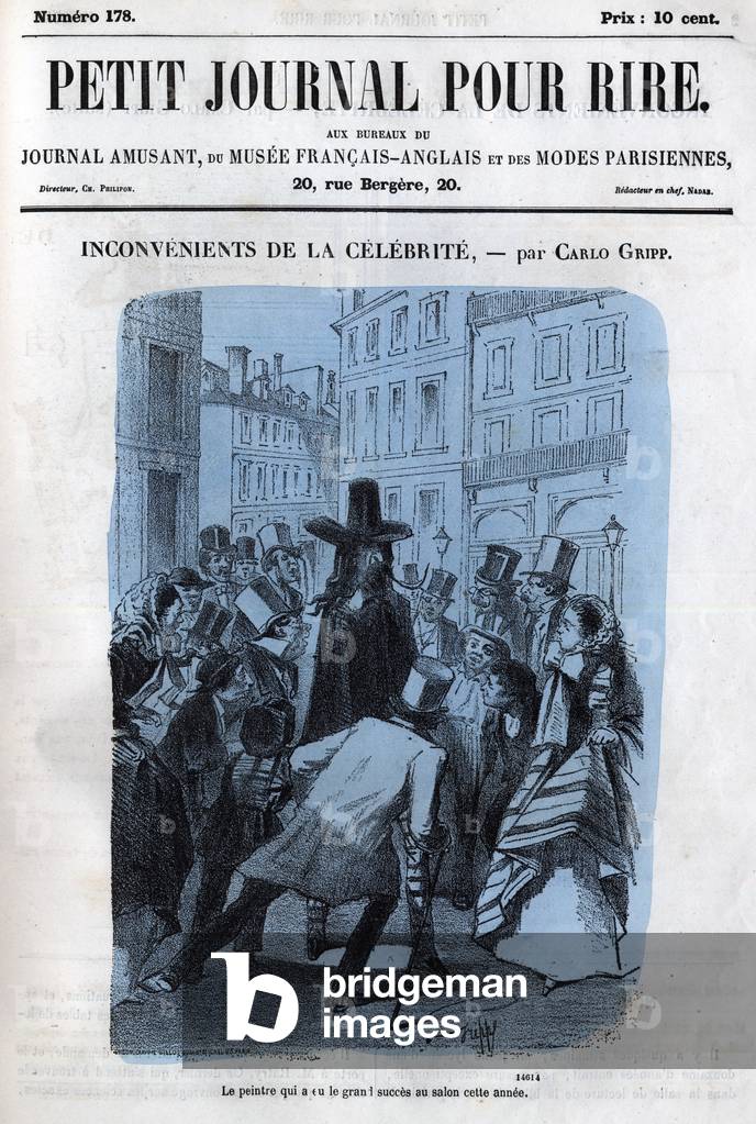 Immagine di Incisione "Vignetta politica e sociale durante il Secondo Impero" 1860 di Anonymous